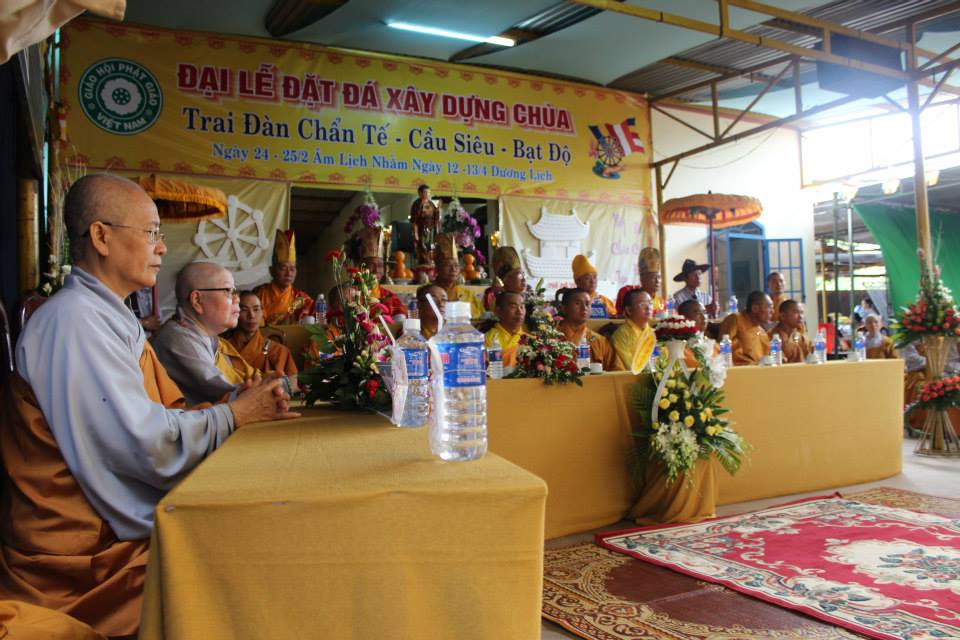 ĐăkLăk: Chùa Phổ Đà Đặt Đá Đại Trùng Tu Ngôi Phạm Vũ