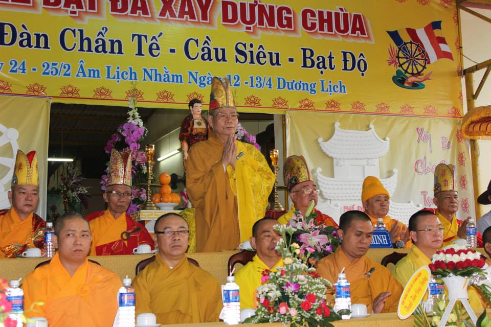 ĐăkLăk: Chùa Phổ Đà Đặt Đá Đại Trùng Tu Ngôi Phạm Vũ