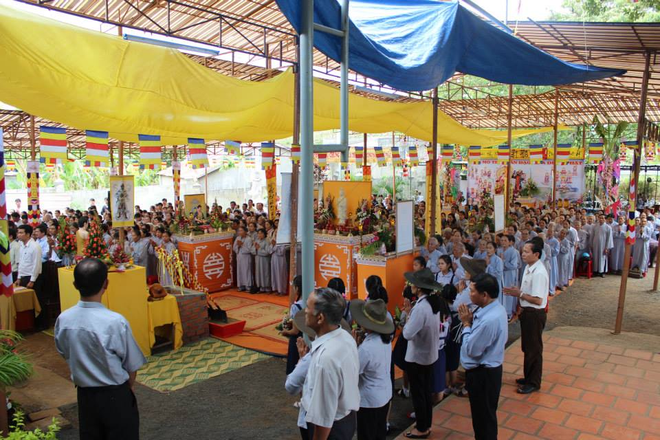 ĐăkLăk: Chùa Phổ Đà Đặt Đá Đại Trùng Tu Ngôi Phạm Vũ