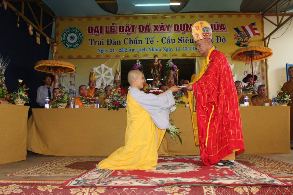 ĐăkLăk: Chùa Phổ Đà Đặt Đá Đại Trùng Tu Ngôi Phạm Vũ