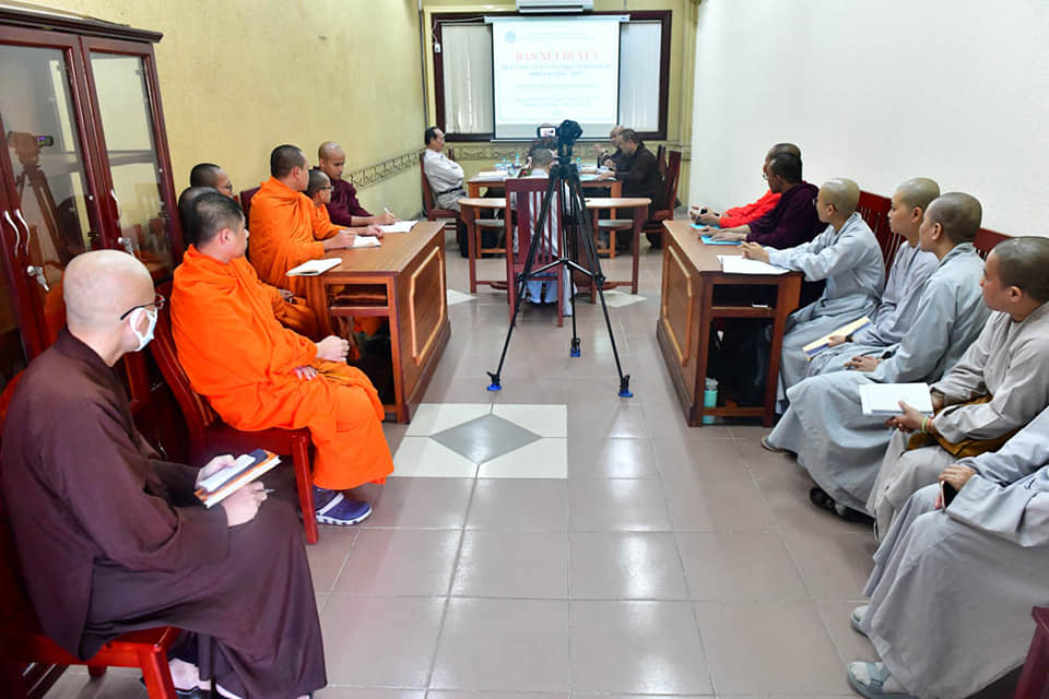 Buổi xét duyệt đề cương luận văn Thạc sĩ Phật học Khóa IV, chuyên ngành lịch sử Phật giáo tại Học viện PGVN tại Tp. HCM