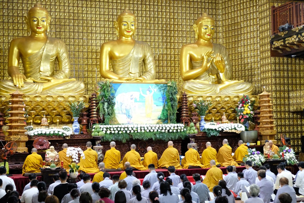 CHÙA GIÁC NGỘ: TRANG NGHIÊM LỄ TƯỞNG NIỆM NGÀY ĐỨC PHẬT XUẤT GIA (MÙNG 8 THÁNG 2 ÂL)