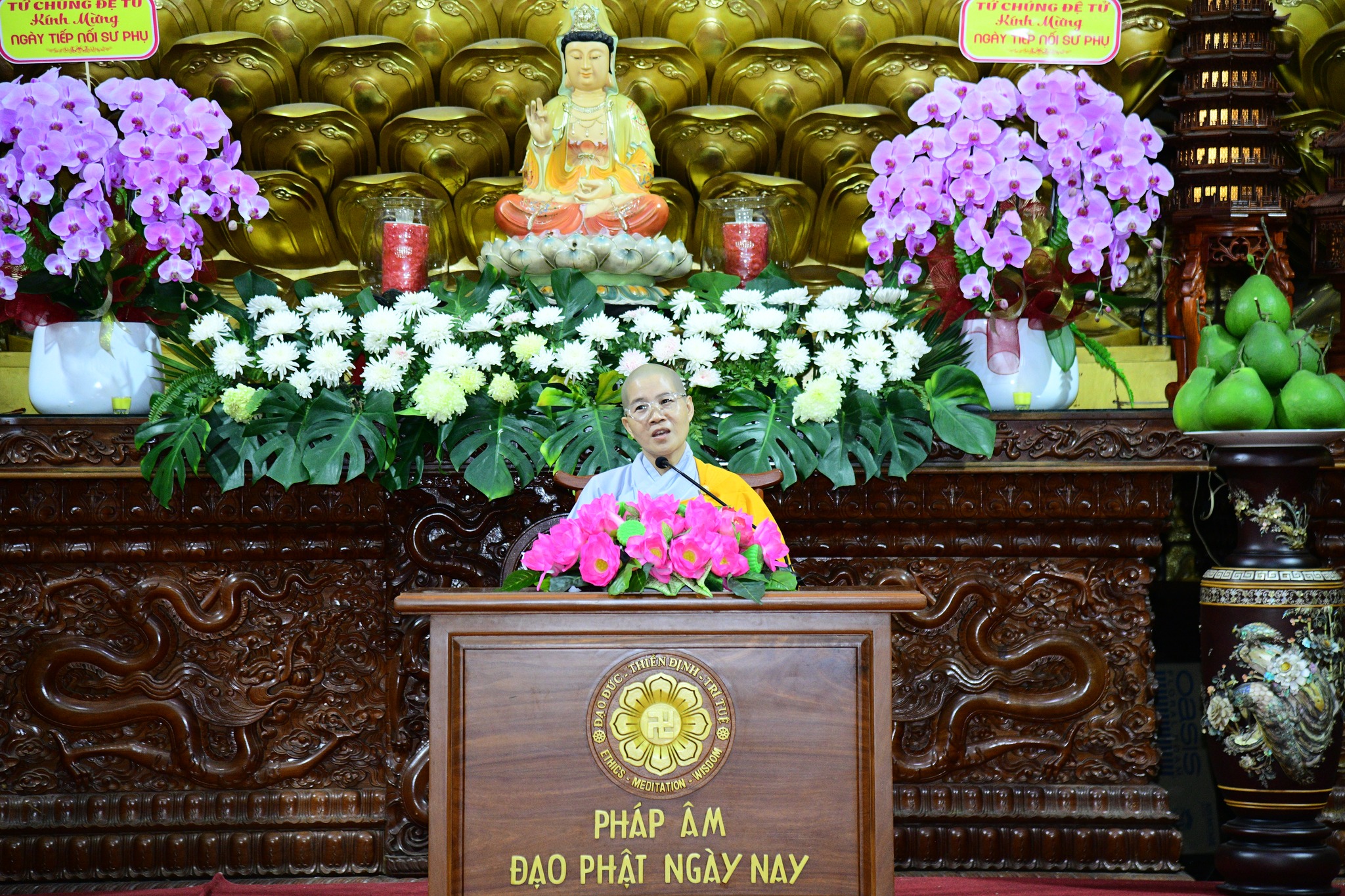 Pháp thoại “Duy Tuệ Thị Nghiệp” do Sư Cô Thích Nữ Liên Thảo thuyết giảng tại Khóa tu Ngày An Lạc – Chùa Giác Ngộ (Buổi chiều)