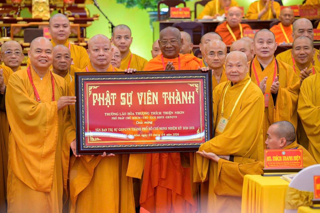 Ra mắt Ban Thường trực Ban Trị sự GHPGVN TP.HCM nhiệm kỳ 2026–2031, TT. Nhật Từ tái đảm nhiệm vai trò Phó Trưởng ban Trị sự 