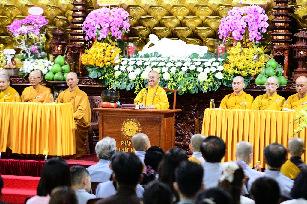 LỄ TƯỞNG NIỆM ĐỨC PHẬT NHẬP NIẾT-BÀN VÀ MỪNG NGÀY TIẾP NỐI LẦN THỨ 58 CỦA SƯ PHỤ THÍCH NHẬT TỪ: THẮP SÁNG TINH THẦN TRI ÂN VÀ TIẾP NỐI CHÁNH PHÁP