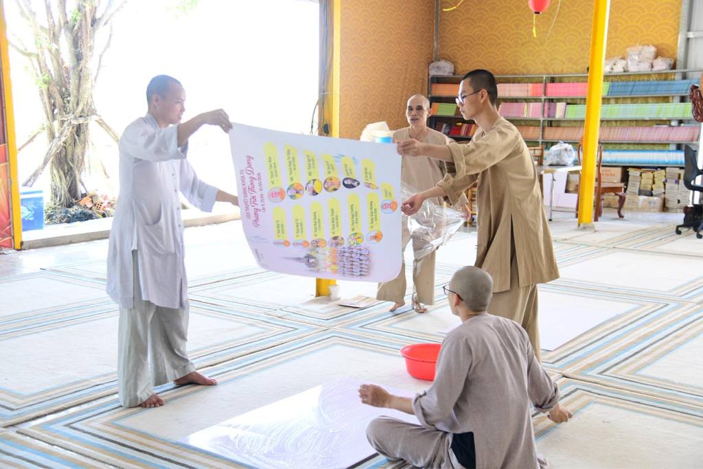 TĂNG ĐOÀN VÀ PHẬT TỬ CHÙA QUAN ÂM ĐÔNG HẢI TÍCH CỰC CHUẨN BỊ CHO LỄ KHAI MẠC KHÓA TU “XUẤT GIA GIEO DUYÊN” – PHƯƠNG TRỜI THONG DONG 9