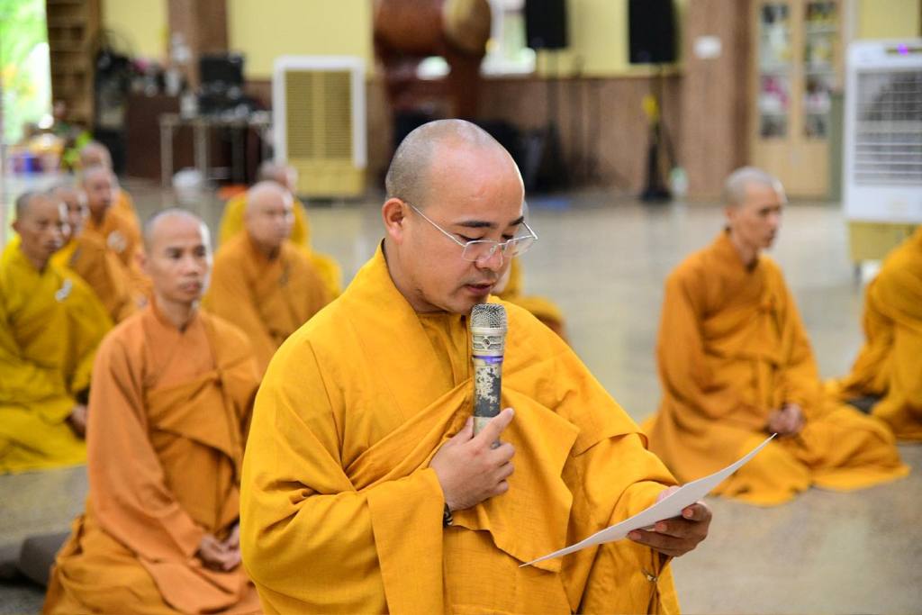 TRANG NGHIÊM LỄ TÁC PHÁP AN CƯ KIẾT HẠ TẠI MÙA ĐẦU TIÊN HẠ TRƯỜNG CHÙA GIÁC NGỘ ĐẤT ĐỎ