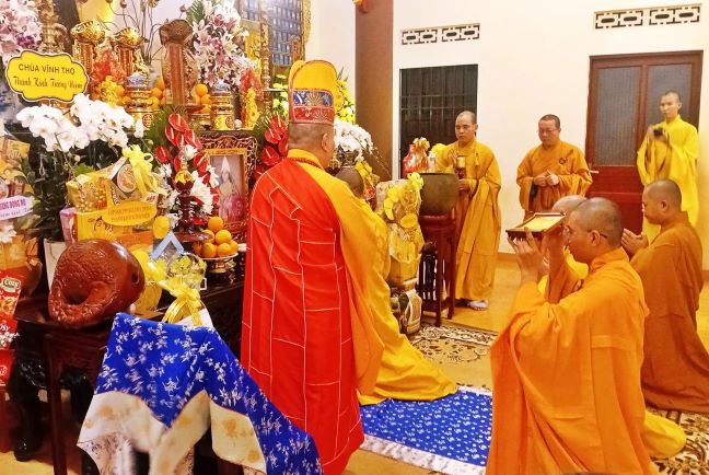 Khánh Hòa: Lễ húy nhật Tổ khai sơn  & tưởng niệm tri ân chư tôn đức trụ trì, các bậc tiền nhân hữu công  tại chùa Thiên Phước - Xã Diên Điền 