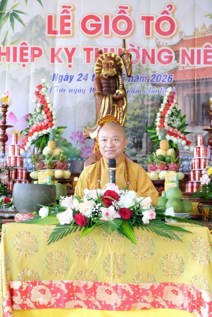 TT. THÍCH NHẬT TỪ GIẢNG “HẠNH PHÚC VÀ AN YÊN”, LAN TỎA TINH THẦN TRI ÂN TRONG NGÀY GIỖ TỔ  CHÙA YÊN PHÚC (HÀ TĨNH)