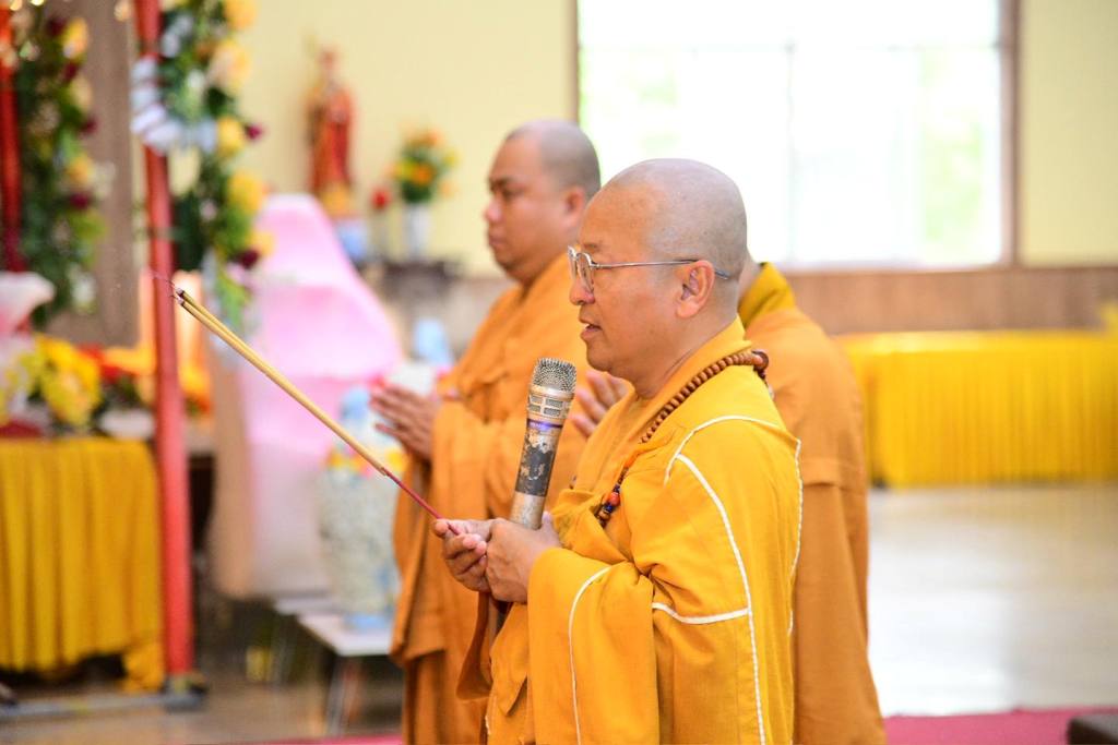TRANG NGHIÊM LỄ TÁC PHÁP AN CƯ KIẾT HẠ TẠI MÙA ĐẦU TIÊN HẠ TRƯỜNG CHÙA GIÁC NGỘ ĐẤT ĐỎ
