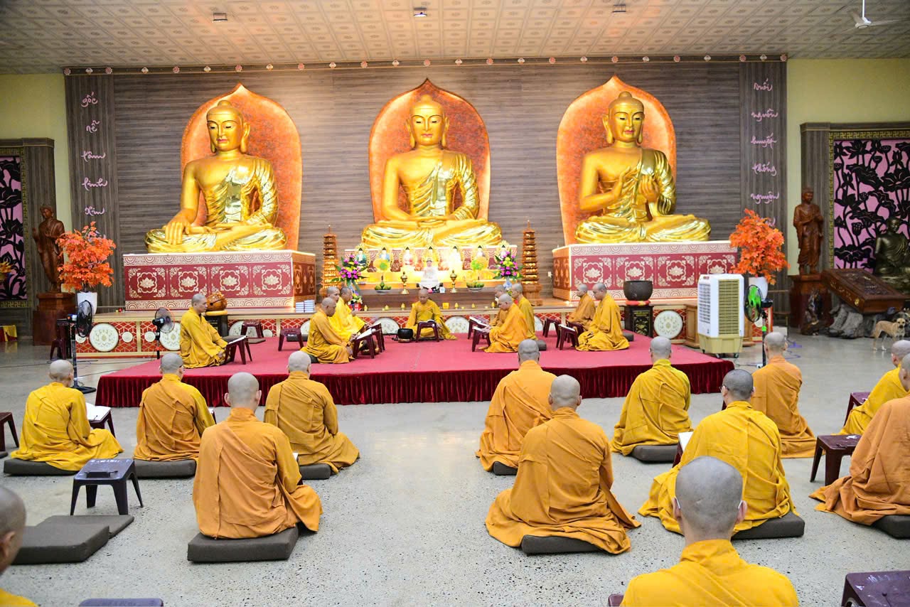 TRANG NGHIÊM LỄ BỐ-TÁT TẠI TRƯỜNG HẠ CHÙA GIÁC NGỘ – XÃ ĐẤT ĐỎ
