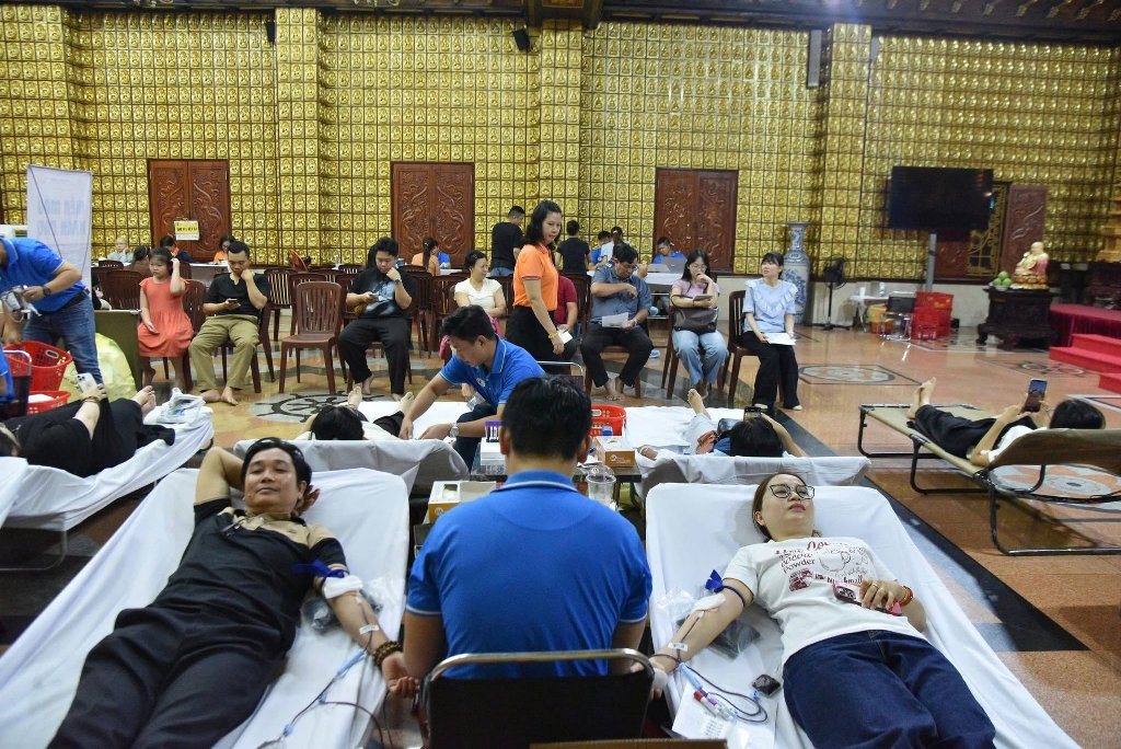 LAN TỎA THÔNG ĐIỆP “MỖI GIỌT MÁU CHO ĐI, MỘT CUỘC ĐỜI Ở LẠI”: CHÙA GIÁC NGỘ TỔ CHỨC KỲ HIẾN MÁU NHÂN ĐẠO LẦN THỨ 134