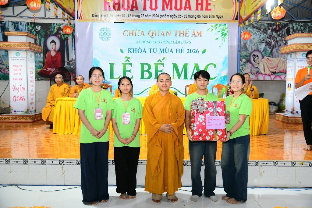KHÉP LẠI KHÓA TU MÙA HÈ 2026: GIEO HẠT GIỐNG HIẾU HẠNH SAU BA NGÀY TU HỌC