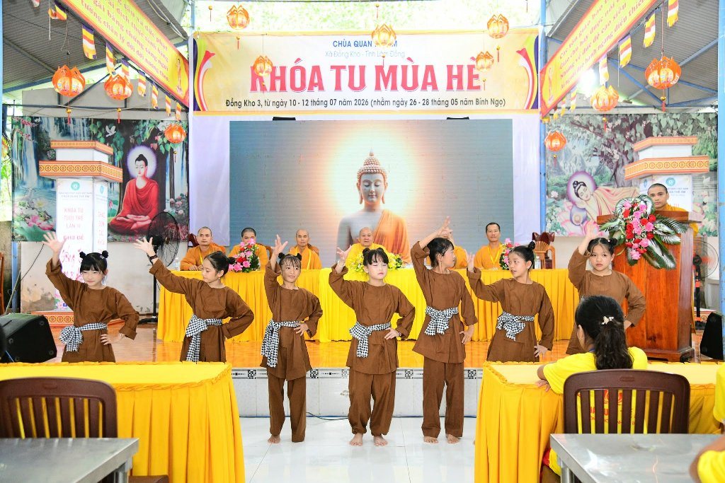 KHÉP LẠI KHÓA TU MÙA HÈ 2026: GIEO HẠT GIỐNG HIẾU HẠNH SAU BA NGÀY TU HỌC