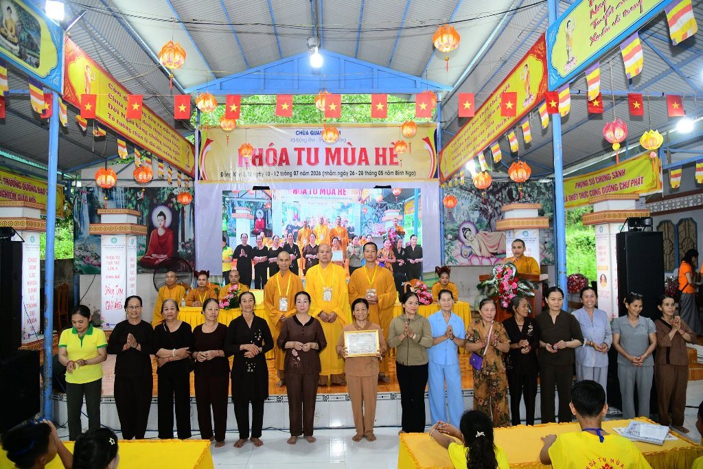 KHÉP LẠI KHÓA TU MÙA HÈ 2026: GIEO HẠT GIỐNG HIẾU HẠNH SAU BA NGÀY TU HỌC