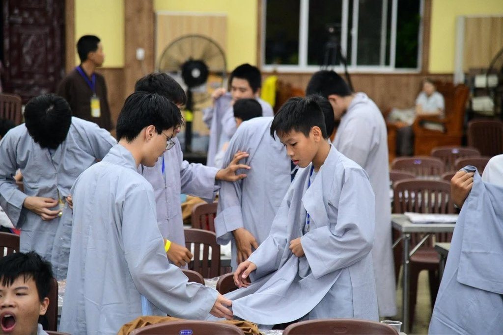 Hơn 300 khóa sinh đã chính thức trở về Chùa Giác Ngộ Đất Đỏ để tham dự Khóa Tu Xuất Gia Báo Hiếu lần thứ 5