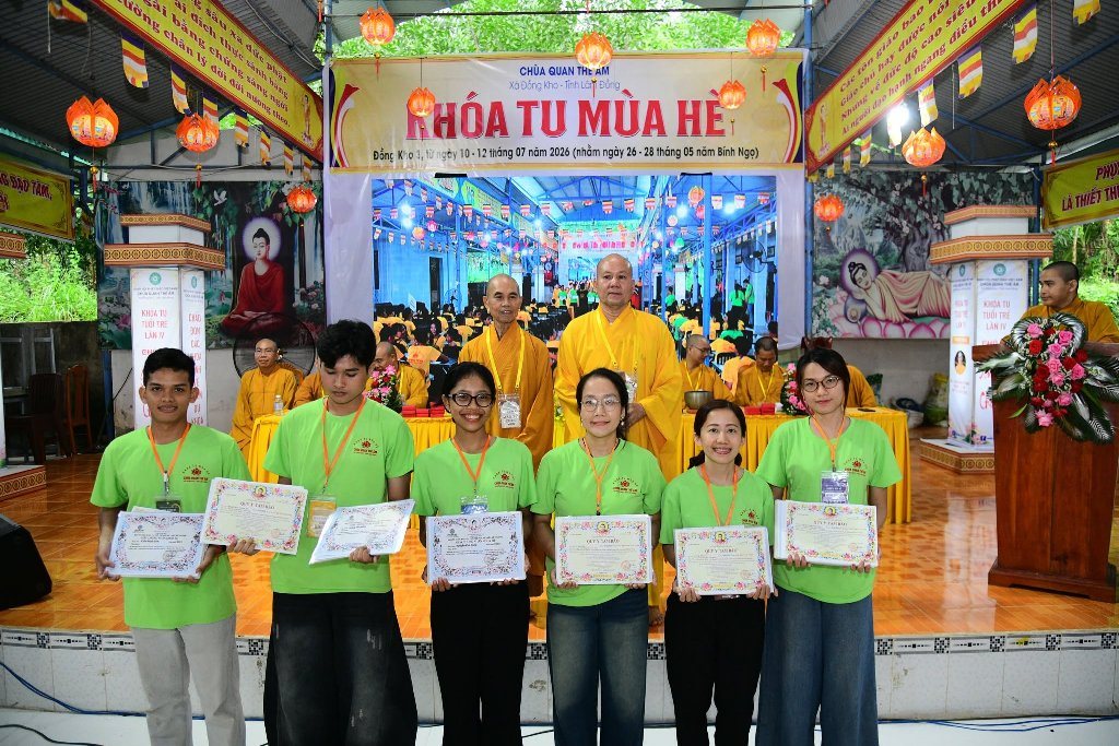 KHÉP LẠI KHÓA TU MÙA HÈ 2026: GIEO HẠT GIỐNG HIẾU HẠNH SAU BA NGÀY TU HỌC