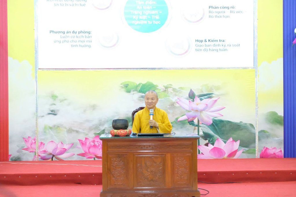 KỸ NĂNG TỔ CHỨC KHÓA TU: XÂY DỰNG MÔI TRƯỜNG TU HỌC AN TOÀN, TRANG NGHIÊM VÀ CHUYỂN HÓA