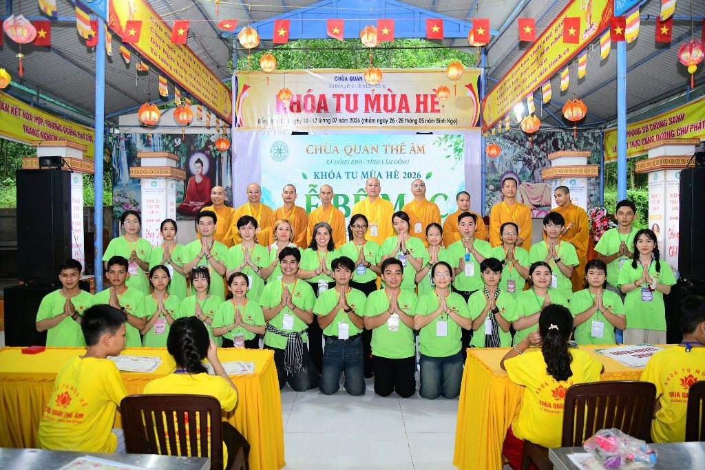 KHÉP LẠI KHÓA TU MÙA HÈ 2026: GIEO HẠT GIỐNG HIẾU HẠNH SAU BA NGÀY TU HỌC