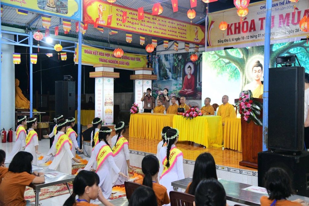 CHÙA QUAN THẾ ÂM: KHAI MẠC KHÓA TU MÙA HÈ 2026 - GIEO HẠT GIỐNG HIẾU HẠNH CHO TUỔI TRẺ