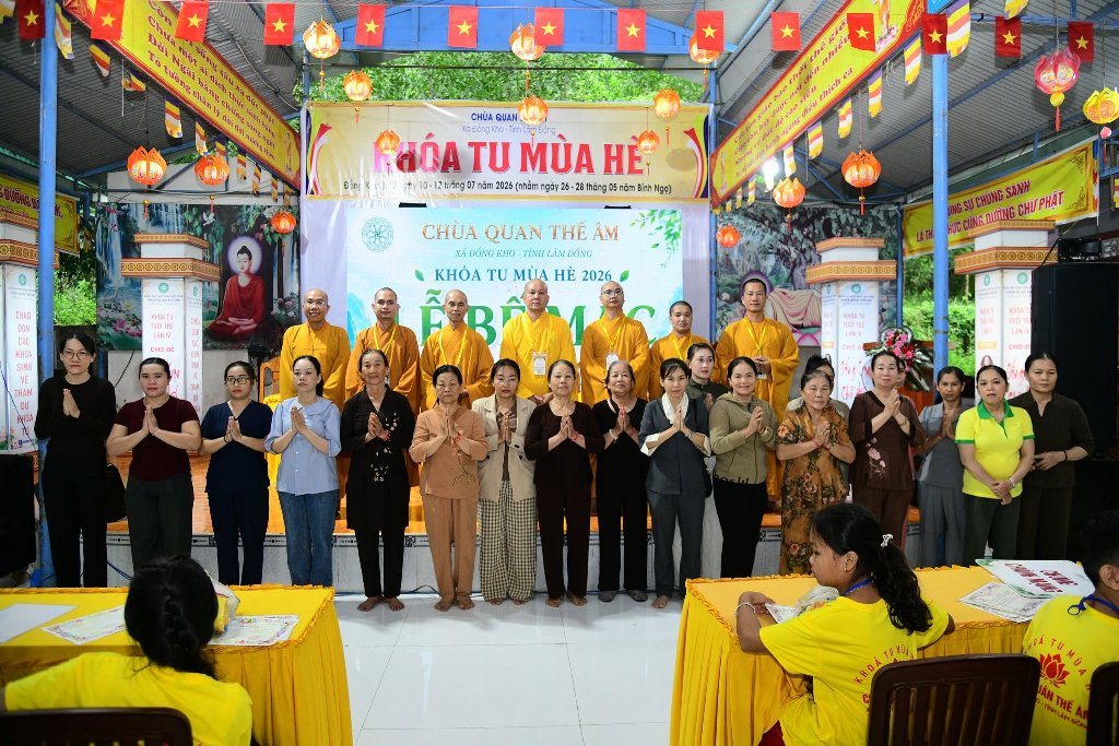 KHÉP LẠI KHÓA TU MÙA HÈ 2026: GIEO HẠT GIỐNG HIẾU HẠNH SAU BA NGÀY TU HỌC