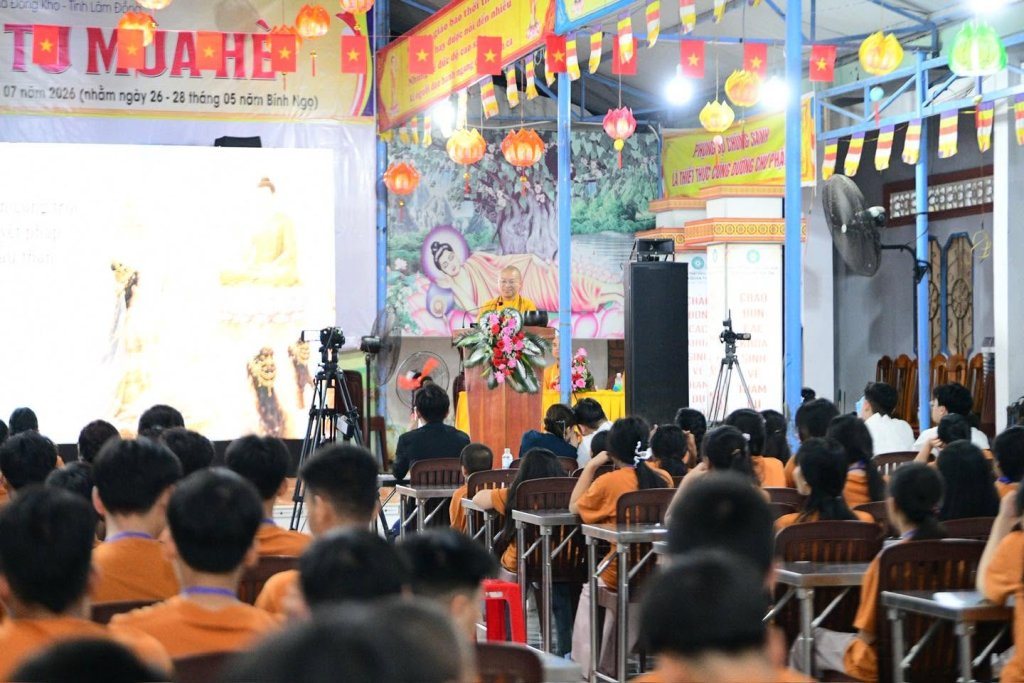 CHÙA QUAN THẾ ÂM: KHAI MẠC KHÓA TU MÙA HÈ 2026 - GIEO HẠT GIỐNG HIẾU HẠNH CHO TUỔI TRẺ