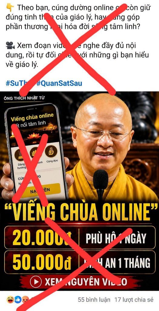 VẠCH TRẦN CHIÊU TRÒ TRUYỀN THÔNG BẨN VÀ ÂM MƯU PHỈ BÁNG NHẮM VÀO TT. THÍCH NHẬT TỪ