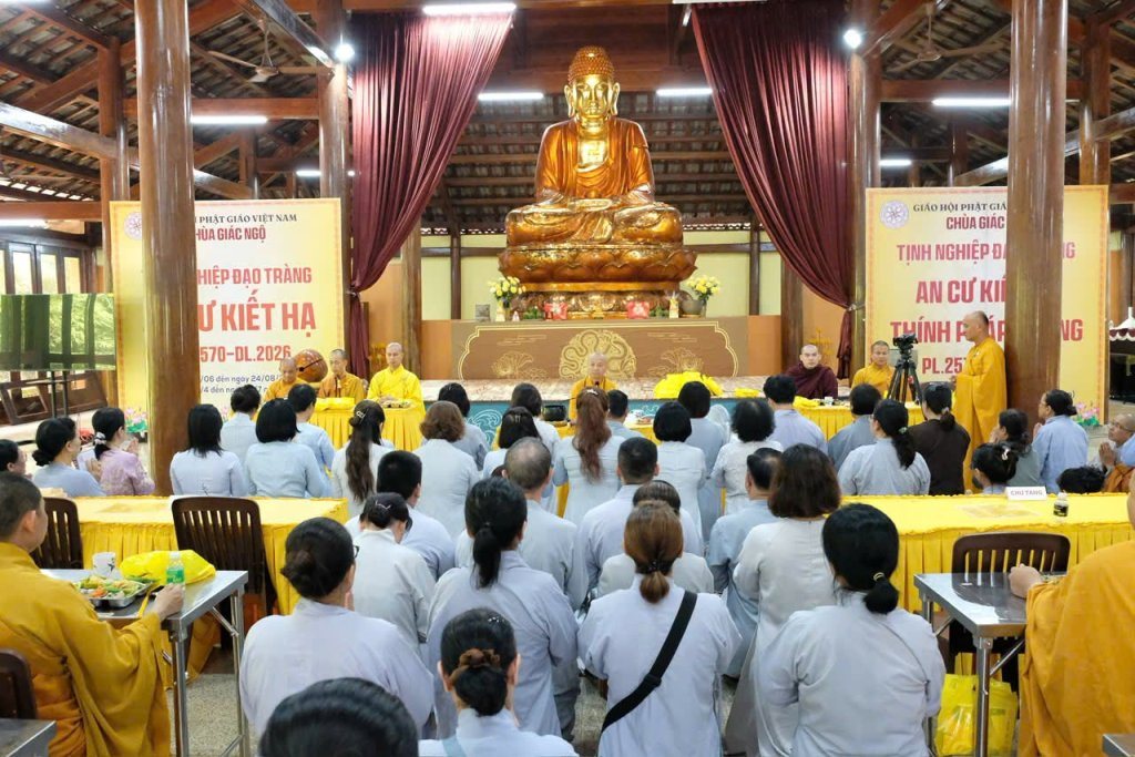 ĐẠO TRÀNG ĐẠO PHẬT NGÀY NAY CÚNG DƯỜNG TRƯỜNG HẠ CHÙA GIÁC NGỘ - ĐẤT ĐỎ (TP.HCM)