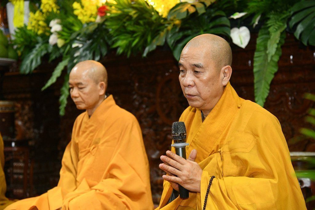 TP.HCM: TRANG NGHIÊM LỄ TỰ TỨ VÀ TẠ PHÁP MÃN HẠ TẠI CHÙA GIÁC NGỘ