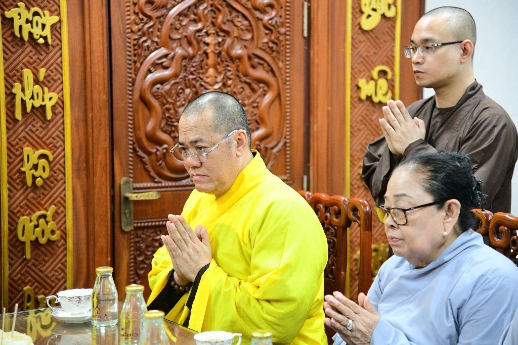 HÒA THƯỢNG THÍCH THIỆN HỶ QUANG LÂM THĂM CHÙA GIÁC NGỘ