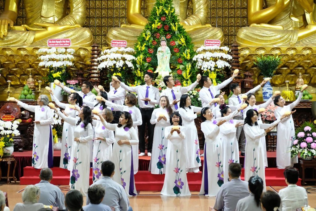 TRANG NGHIÊM LỄ TƯỞNG NIỆM NGÀY BỒ-TÁT QUÁN THẾ ÂM THÀNH ĐẠO TẠI CHÙA GIÁC NGỘ