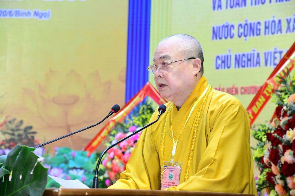TT. THÍCH NHẬT TỪ THAM DỰ ĐẠI HỘI ĐẠI BIỂU GHPGVN TỈNH HÀ TĨNH LẦN THỨ V, NHIỆM KỲ 2026–2031