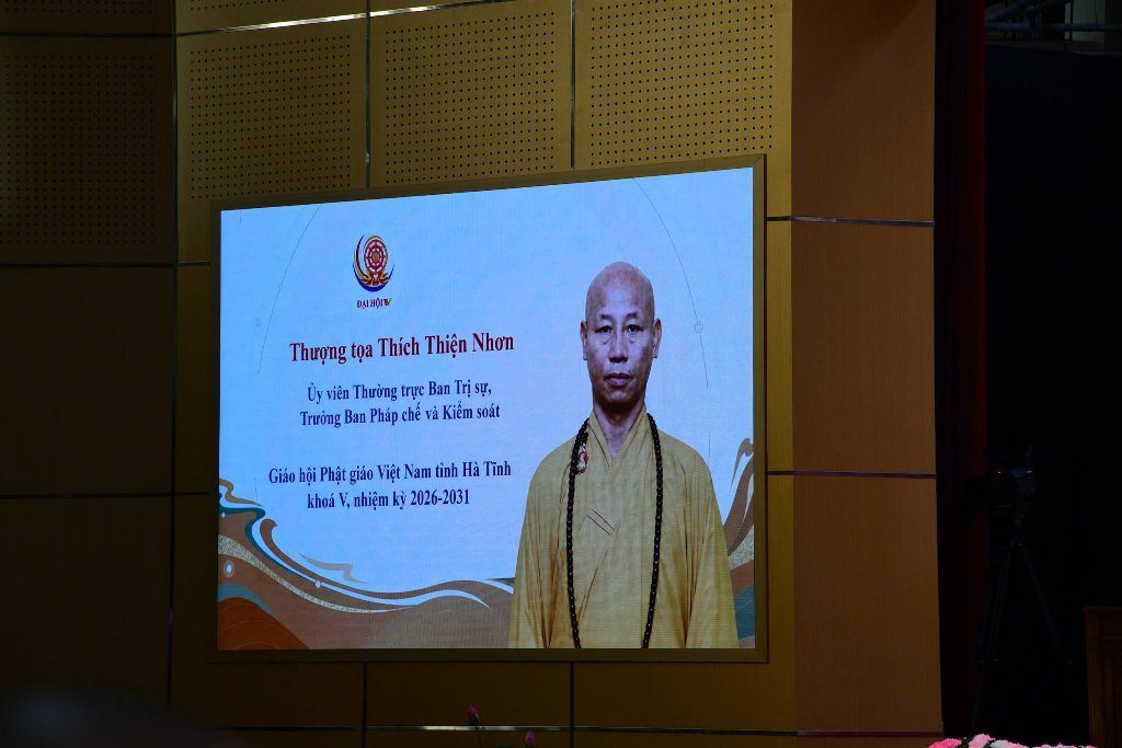 TT. THÍCH NHẬT TỪ THAM DỰ ĐẠI HỘI ĐẠI BIỂU GHPGVN TỈNH HÀ TĨNH LẦN THỨ V, NHIỆM KỲ 2026–2031