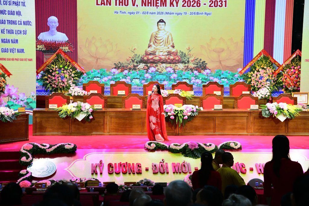 TT. THÍCH NHẬT TỪ THAM DỰ ĐẠI HỘI ĐẠI BIỂU GHPGVN TỈNH HÀ TĨNH LẦN THỨ V, NHIỆM KỲ 2026–2031