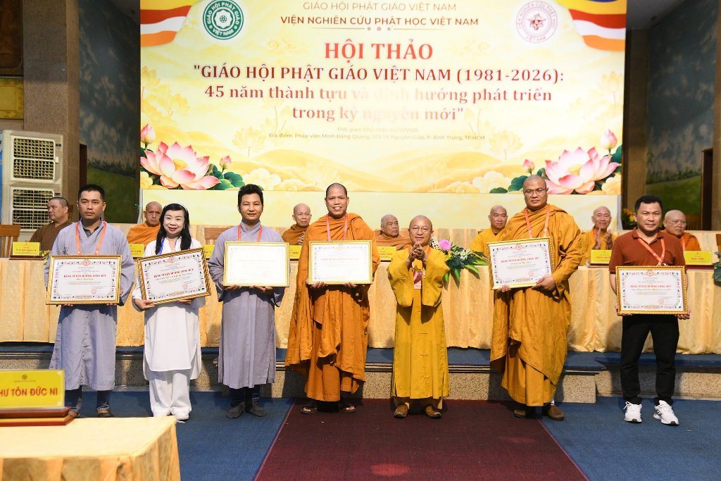 BẾ MẠC HỘI THẢO “GIÁO HỘI PHẬT GIÁO VIỆT NAM (1981–2026): 45 NĂM THÀNH TỰU VÀ ĐỊNH HƯỚNG PHÁT TRIỂN TRONG KỶ NGUYÊN MỚI”