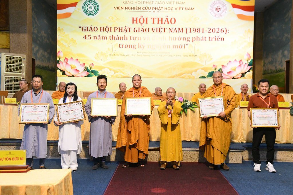 BẾ MẠC HỘI THẢO “GIÁO HỘI PHẬT GIÁO VIỆT NAM (1981–2026): 45 NĂM THÀNH TỰU VÀ ĐỊNH HƯỚNG PHÁT TRIỂN TRONG KỶ NGUYÊN MỚI”