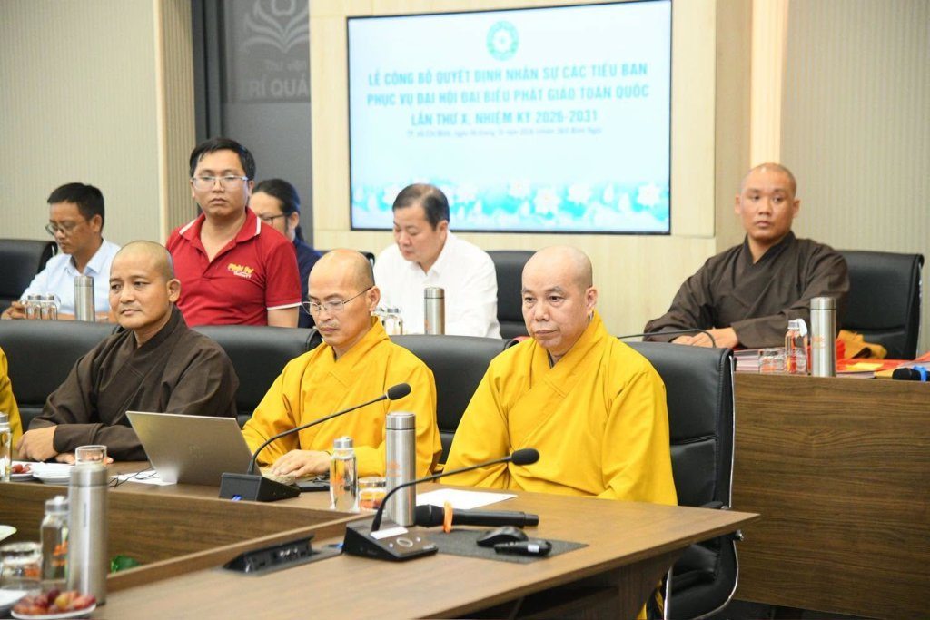 LỄ CÔNG BỐ QUYẾT ĐỊNH NHÂN SỰ CÁC TIỂU BAN PHỤC VỤ ĐẠI HỘI ĐẠI BIỂU PHẬT GIÁO TOÀN QUỐC LẦN THỨ X, NHIỆM KỲ 2026-2031
