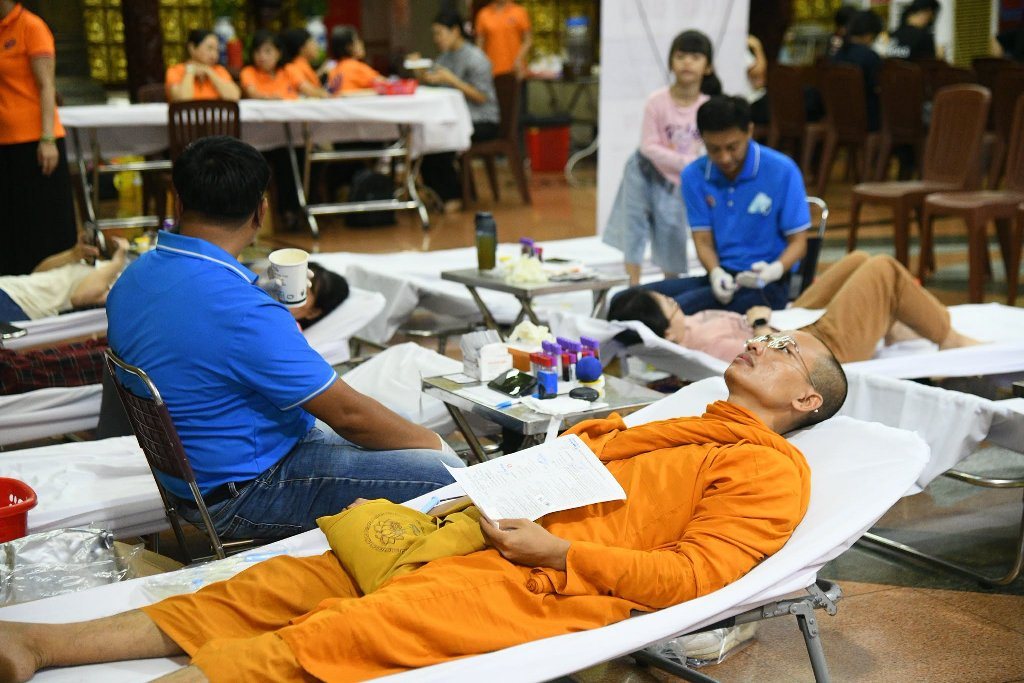 CHÙA GIÁC NGỘ TỔ CHỨC HIẾN MÁU NHÂN ĐẠO LẦN THỨ 137