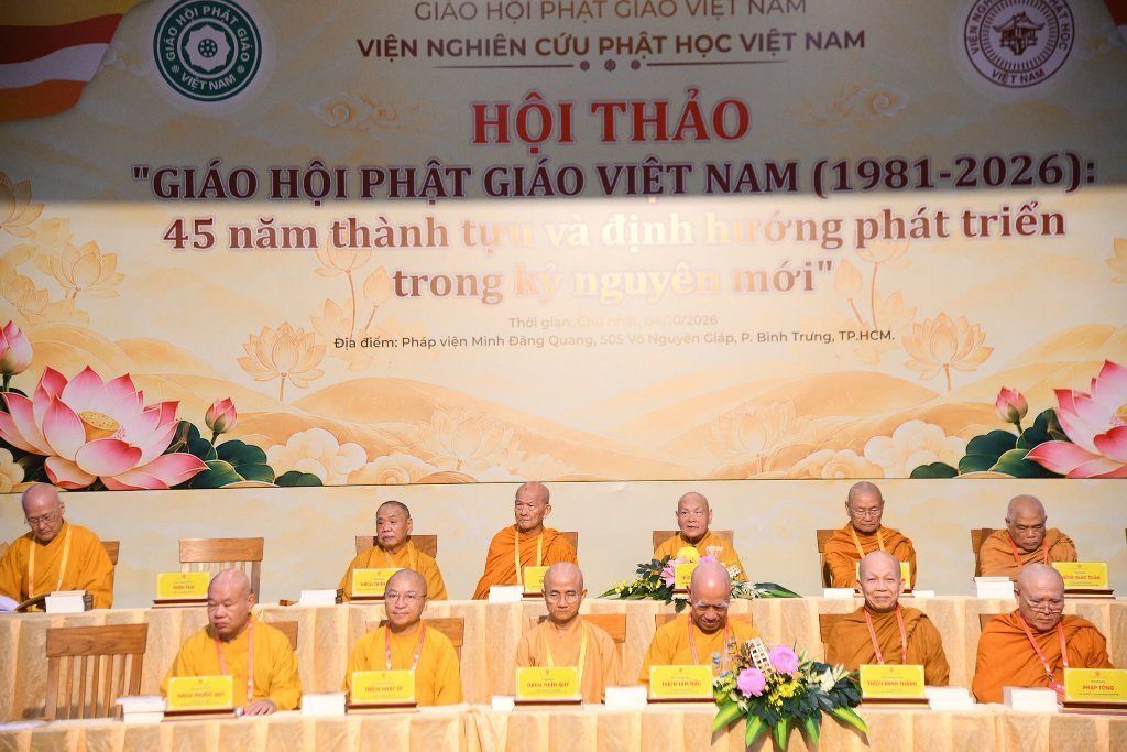 KHAI MẠC HỘI THẢO “GIÁO HỘI PHẬT GIÁO VIỆT NAM (1981–2026): 45 NĂM THÀNH TỰU VÀ ĐỊNH HƯỚNG PHÁT TRIỂN TRONG KỶ NGUYÊN MỚI”