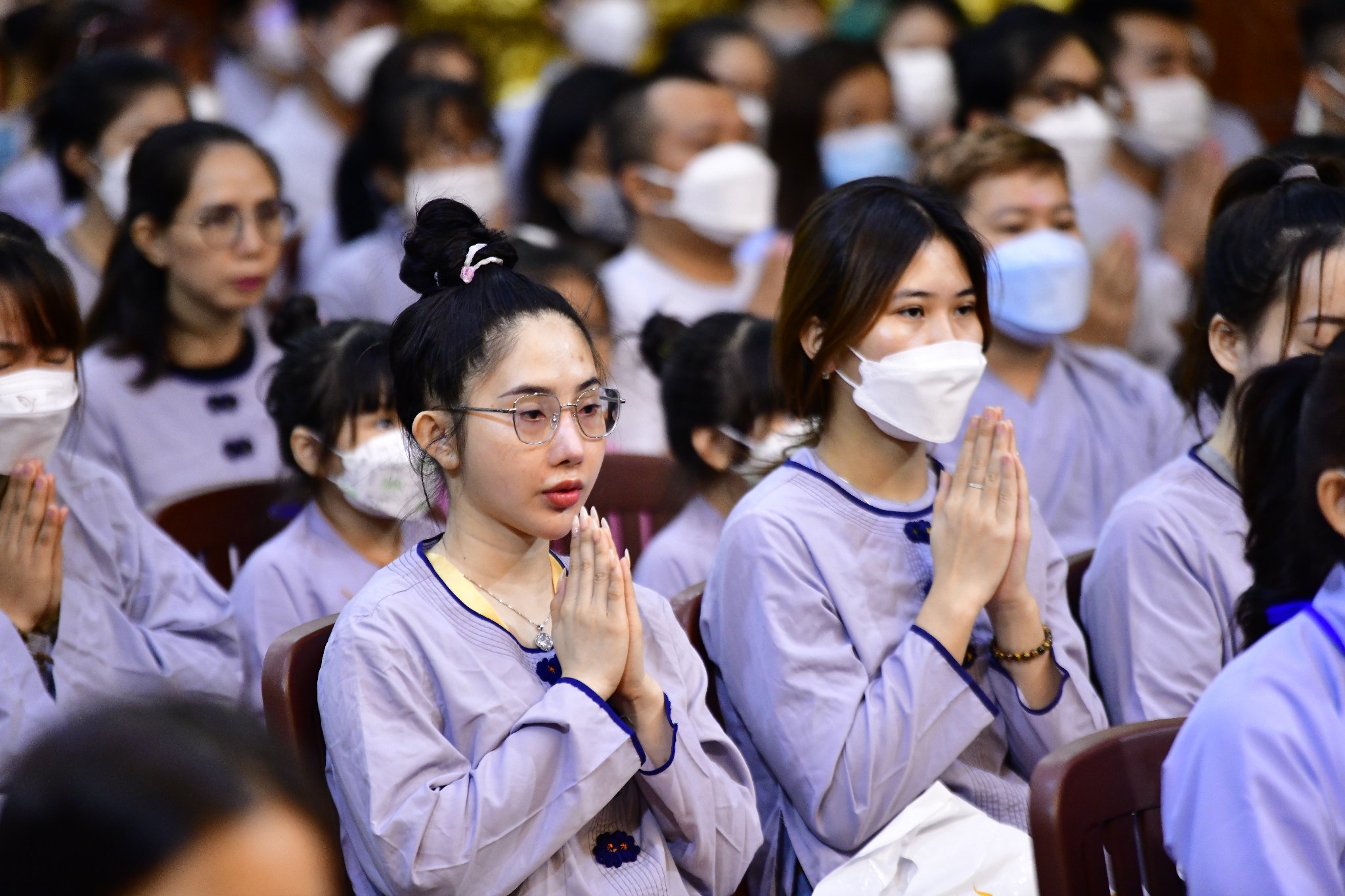 Hơn 500 hành giả sáng suốt chọn đức Phật làm bậc thầy tâm linh tại Chùa Giác Ngộ