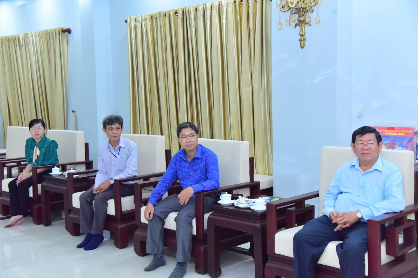 Huyện ủy, HĐND, UBND, UBMTTQVN huyện Bình Chánh thăm chúc tết Học viện Phật giáo Việt Nam tại TP.HCM