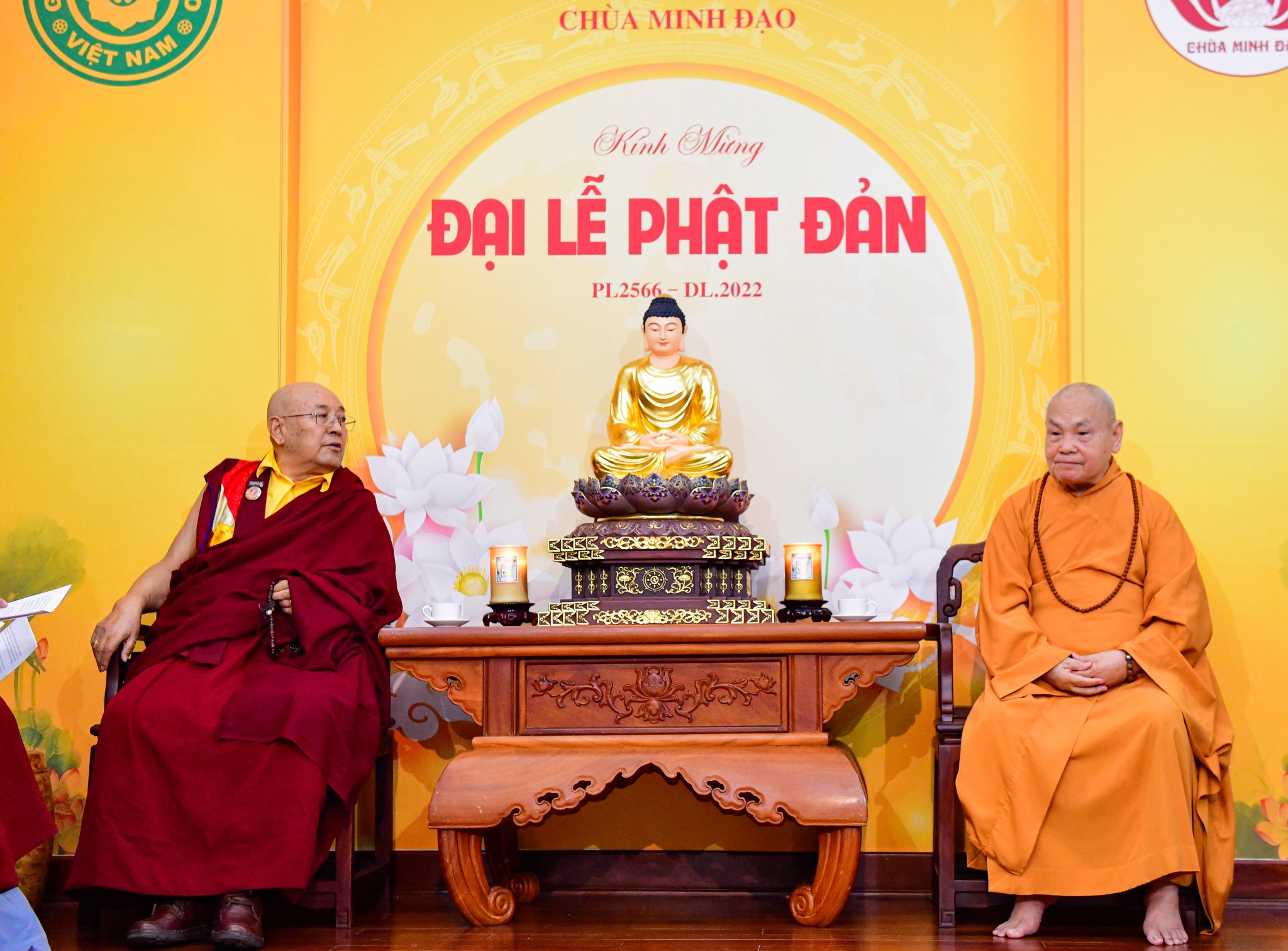 Phái đoàn dòng truyền thừa Drikung Kagyu tiếp kiến HT. Chủ tịch HĐTS GHPGVN