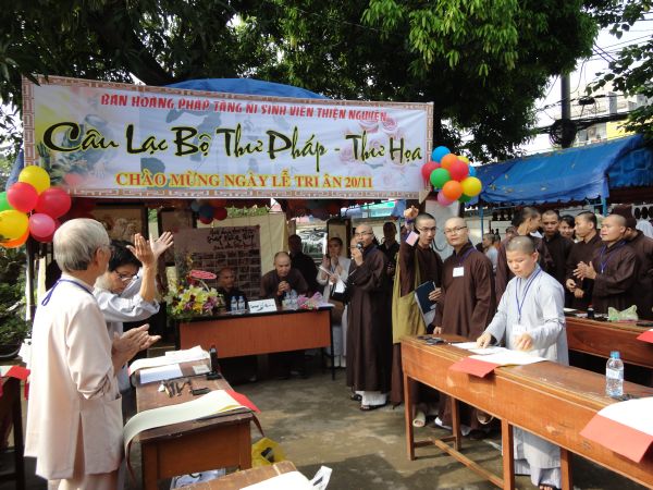 TP.HCM: Học viện Phật giáo tổ chức lễ chào mừng ngày nhà giáo Việt Nam 20/11