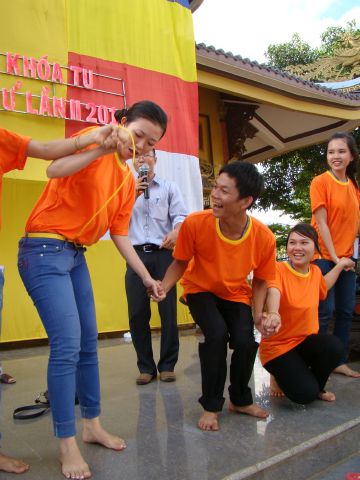 Đắk Lắk: Hào hứng, sôi nổi, bất ngờ, thú vị - khóa tu Thiện Tài Đồng Tử ngày thứ 2