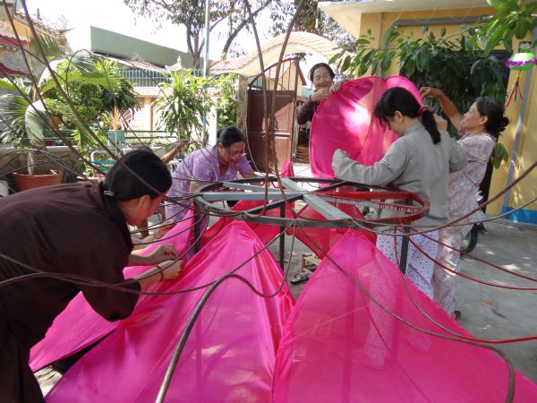 TP. HCM: Phật giáo huyện Hóc Môn tưng bừng chuẩn bị đón mừng ngày Phật đản sanh