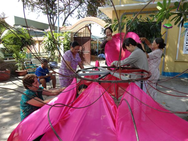 TP. HCM: Phật giáo huyện Hóc Môn tưng bừng chuẩn bị đón mừng ngày Phật đản sanh