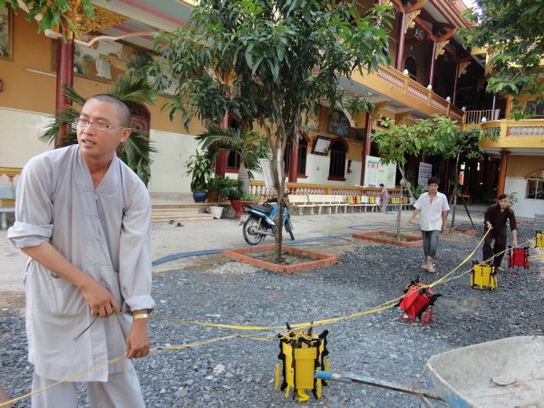 TP. HCM: Phật giáo huyện Hóc Môn tưng bừng chuẩn bị đón mừng ngày Phật đản sanh