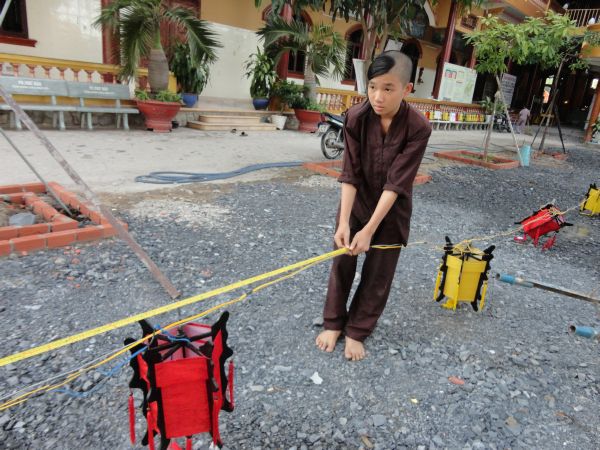 TP. HCM: Phật giáo huyện Hóc Môn tưng bừng chuẩn bị đón mừng ngày Phật đản sanh