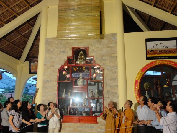Đồng Tháp: Chùa Quê Hương khánh thành trai đường Cát Tường