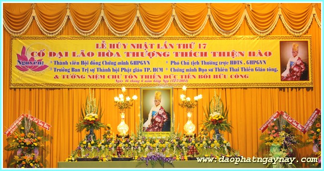 TP.Hồ Chí Minh: Lễ húy nhật lần thứ 17 cố Đại lão Hòa Thượng Thích Thiện Hào
